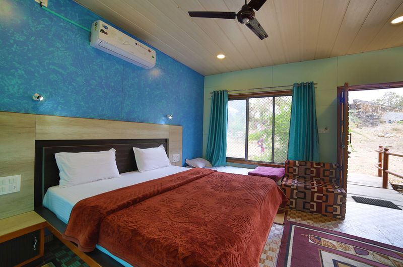 Wooden Cottage Room at Forest Eco Lodge, Mount Abu